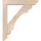 Ekena Millwork Olympic Slat Smooth Bracket w/ Offset Brace, Douglas Fir, 5 1/2"W x 28"D x 32"H BKT0604X28X32OLY06SDF - alternate 2